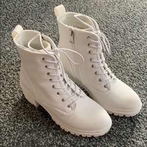 White Heeled Boots